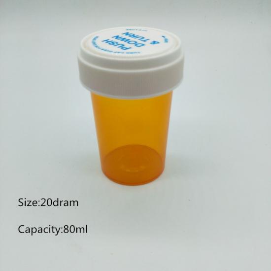 Reversible Cap Vials Dual-Purpose Medicine Bottles