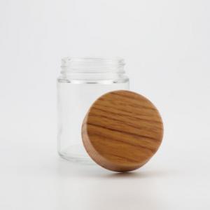 tappo di legno piatto cr vaso di vetro fiore - Safecare