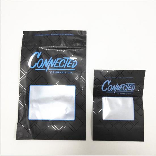 Connected weed packaging mylar bags