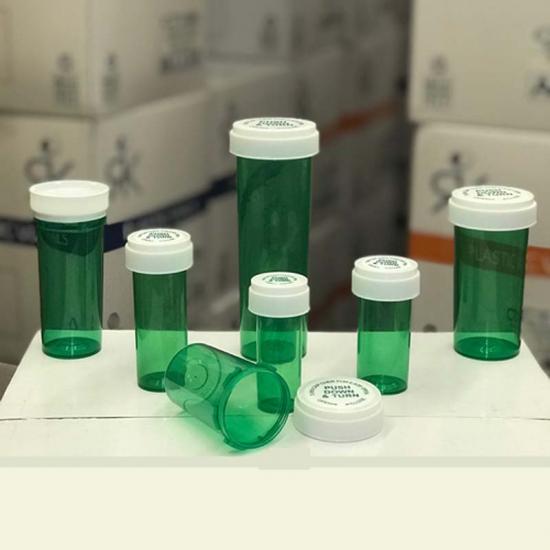 Reversible Cap Vials Dual-Purpose Medicine Bottles