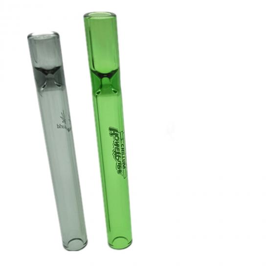 Commercio all'ingrosso un tubo di vetro del battitore Weed Chillum fumante in vetro OG tubo di vetro