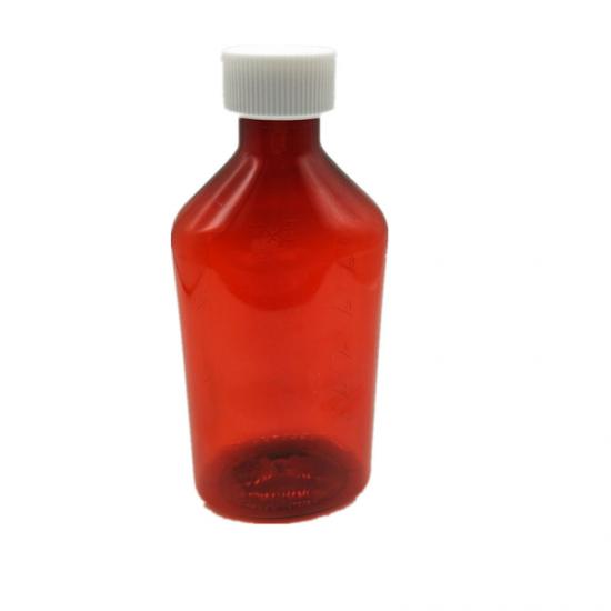 Bottiglia liquida in plastica da 4 once ovale a prova di bambino - Safecare