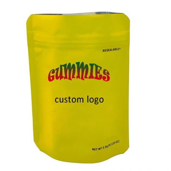 vendita calda personalizzata il tuo sacchetto di imballaggio in mylar a chiusura lampo a prova di bambino di design