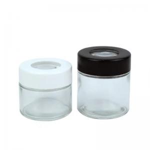 Prezzo basso all'ingrosso 2oz/3oz/4oz con vasetti di vetro a prova di bambino con lente d'ingrandimento - Safecare