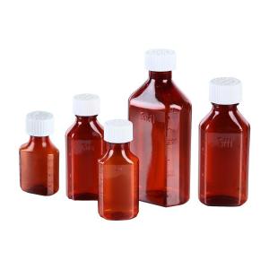 Bottiglie di liquidi per farmacia