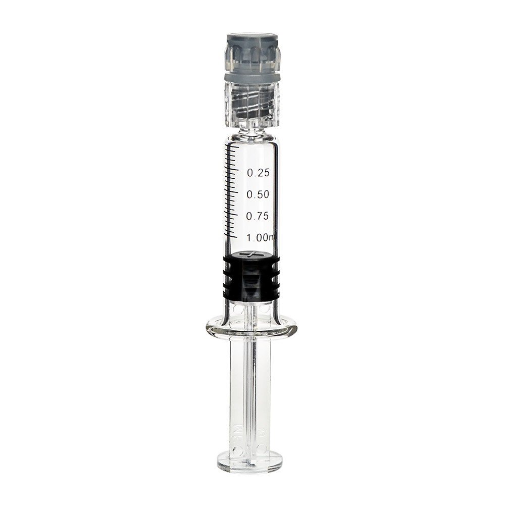 Siringa in vetro preriempita Luer Lock in borosilicato da 1 ml all'ingrosso