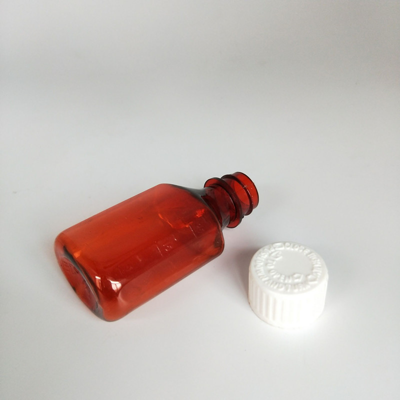 Bottiglie ovali da 1 oz 30 ml di sciroppo di plastica per animali domestici